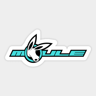 MOULE Logo Blue Outline Sticker